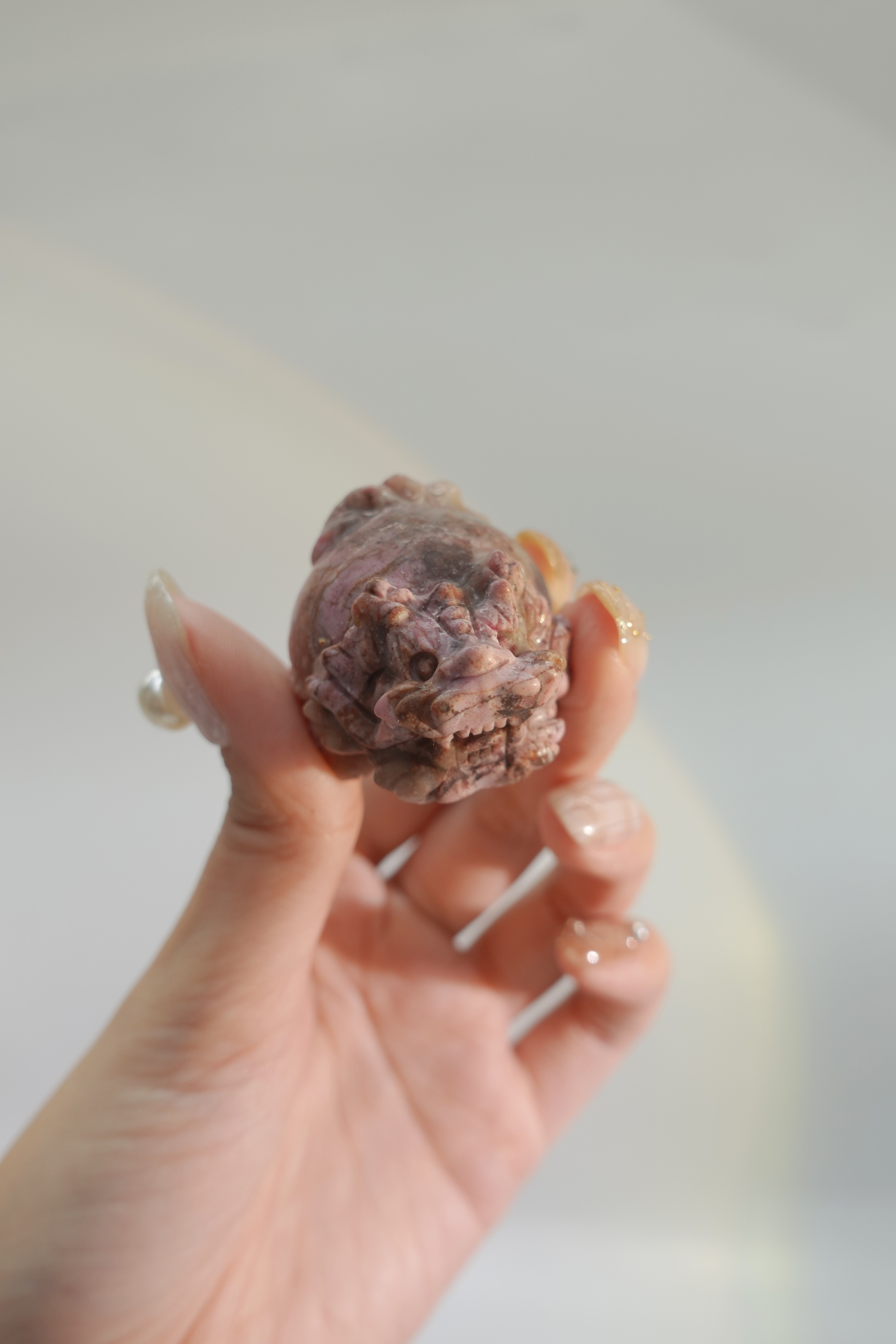 超特殊礦標原石 鈷方解石小龍龜