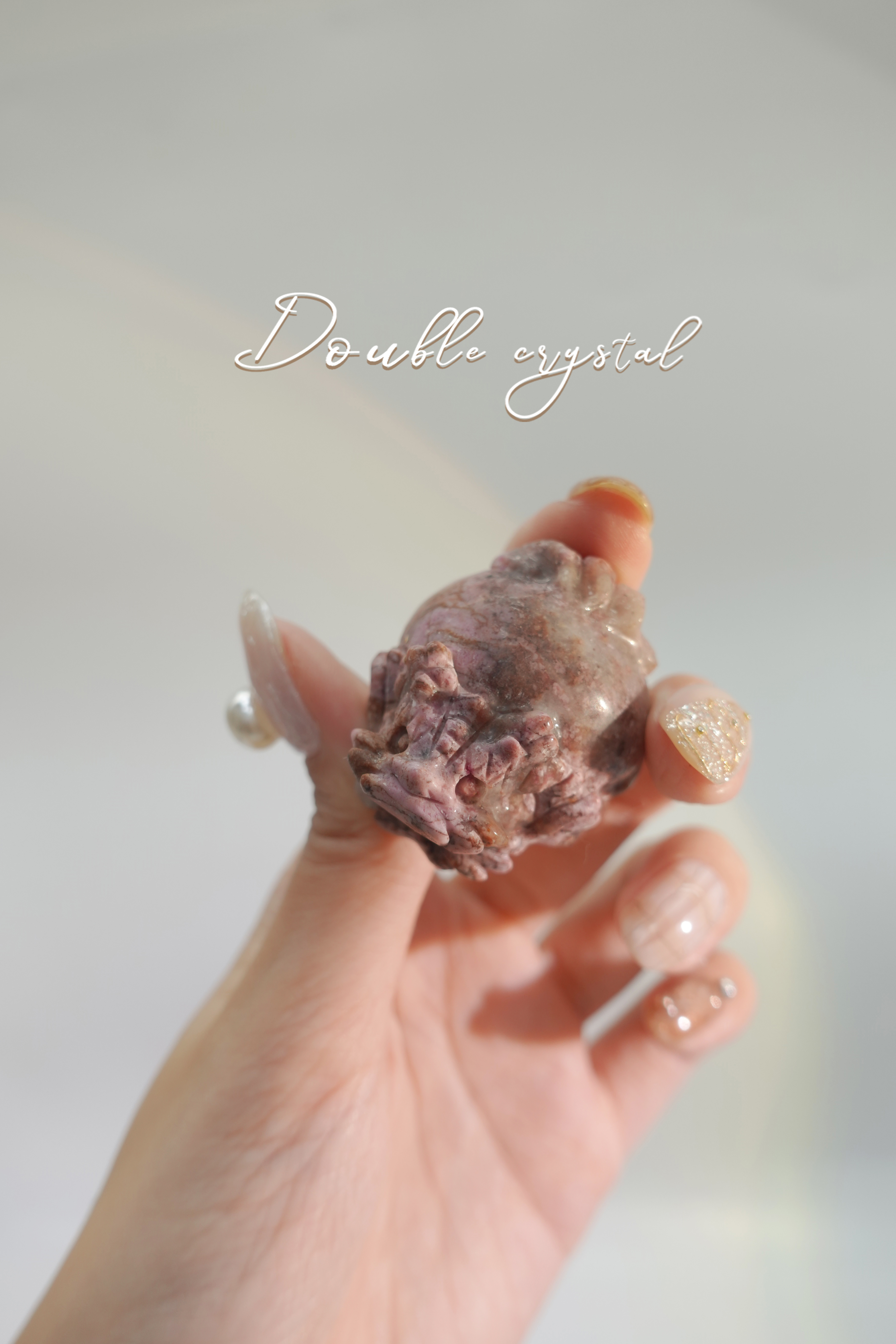 超特殊礦標原石 鈷方解石小龍龜