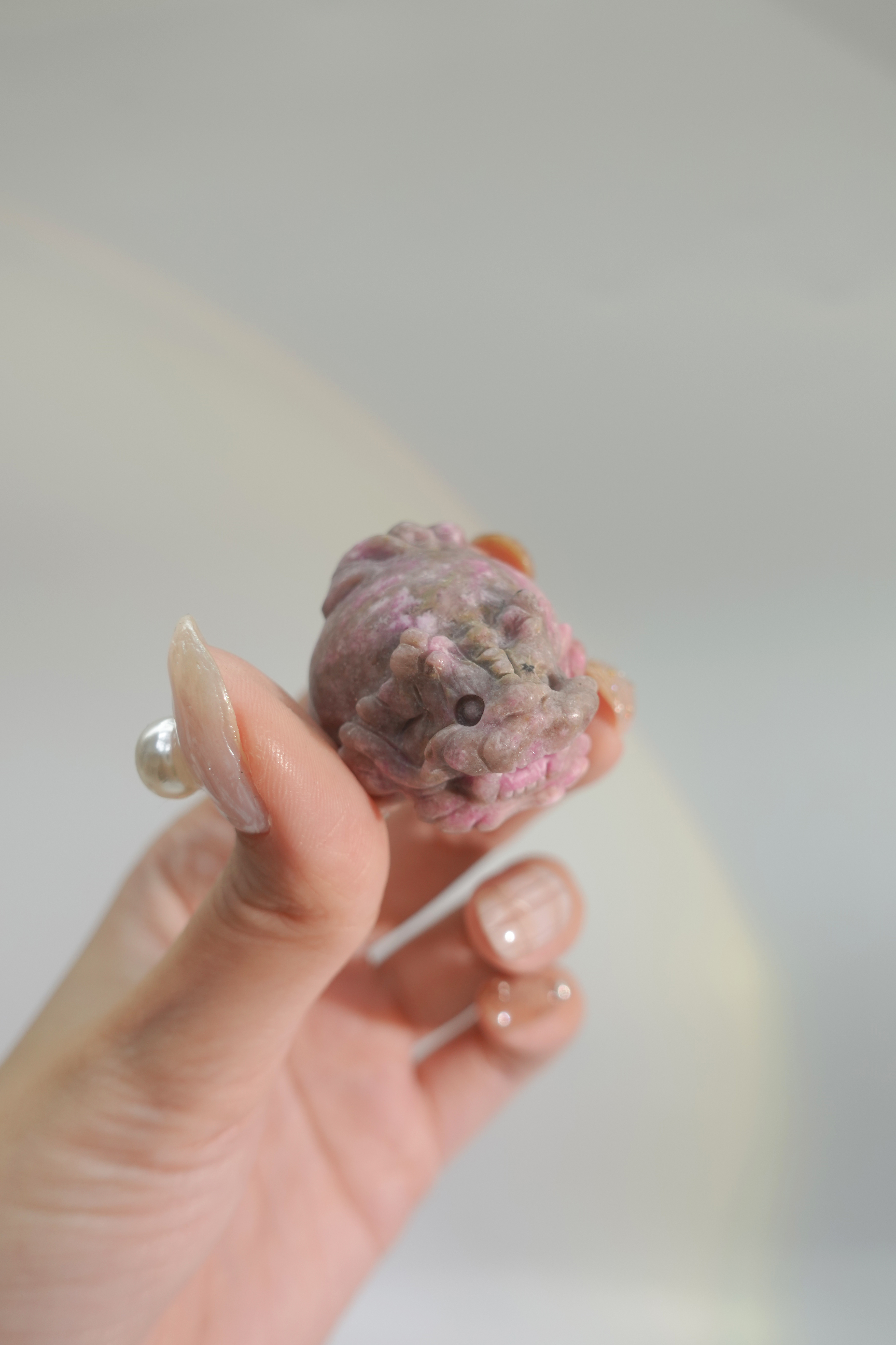 特殊品 療癒性鈷方解石龍龜