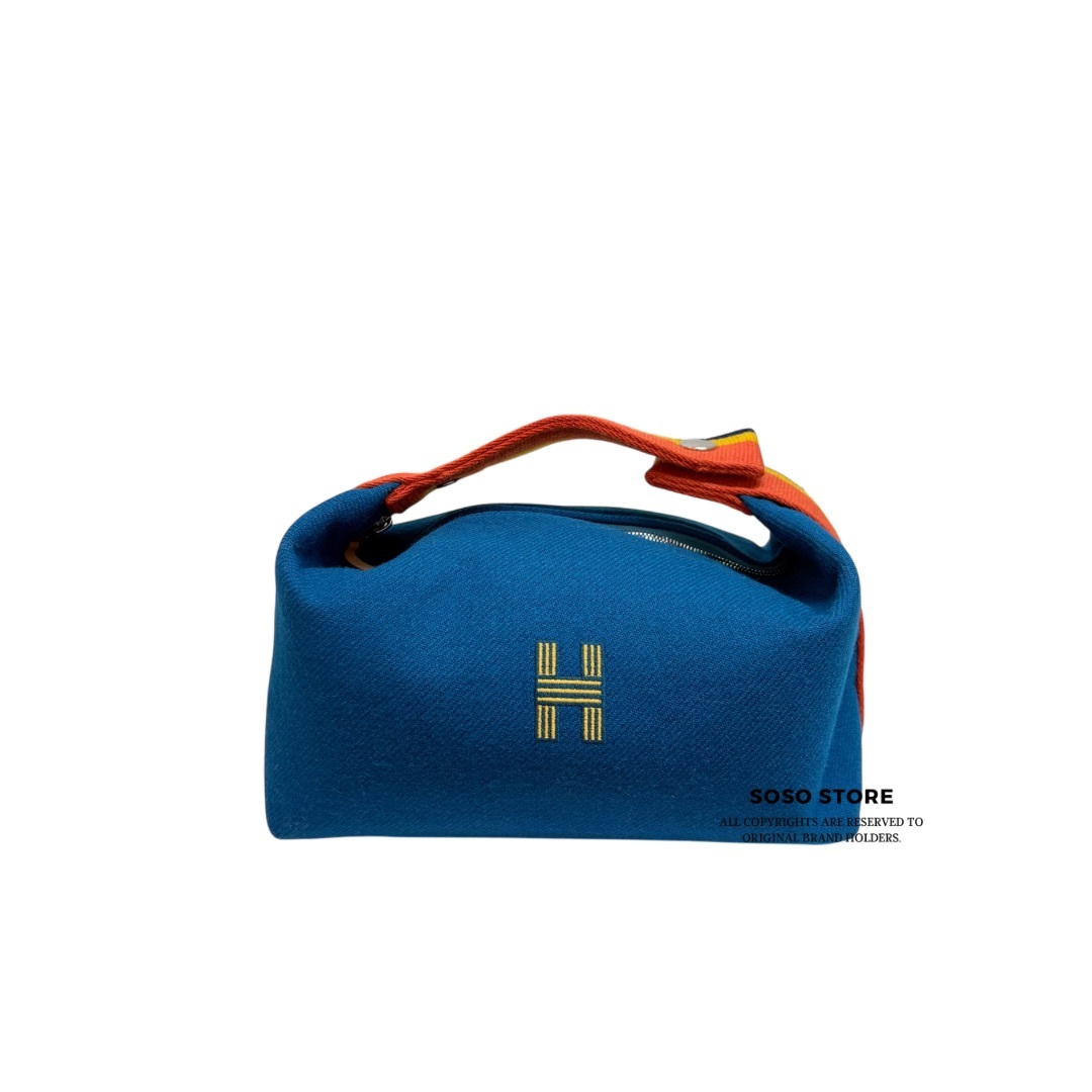 Hermes Bride-a-Brac Case -  Bleu Paon / Shw