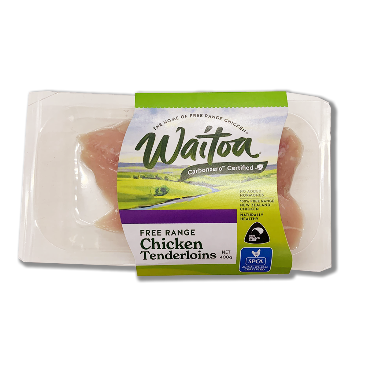 Waitoa - 紐西蘭天然無激素雞柳(約350-400g)(急凍) #無激素 #放養 #非基因改造