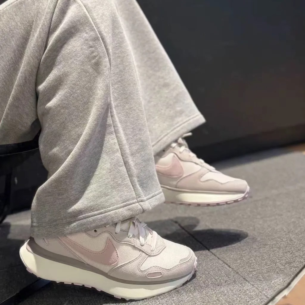 NIKE PHOENIX WAFFLE 情人節限定 拼接麂皮 粉白（HV5993-161）