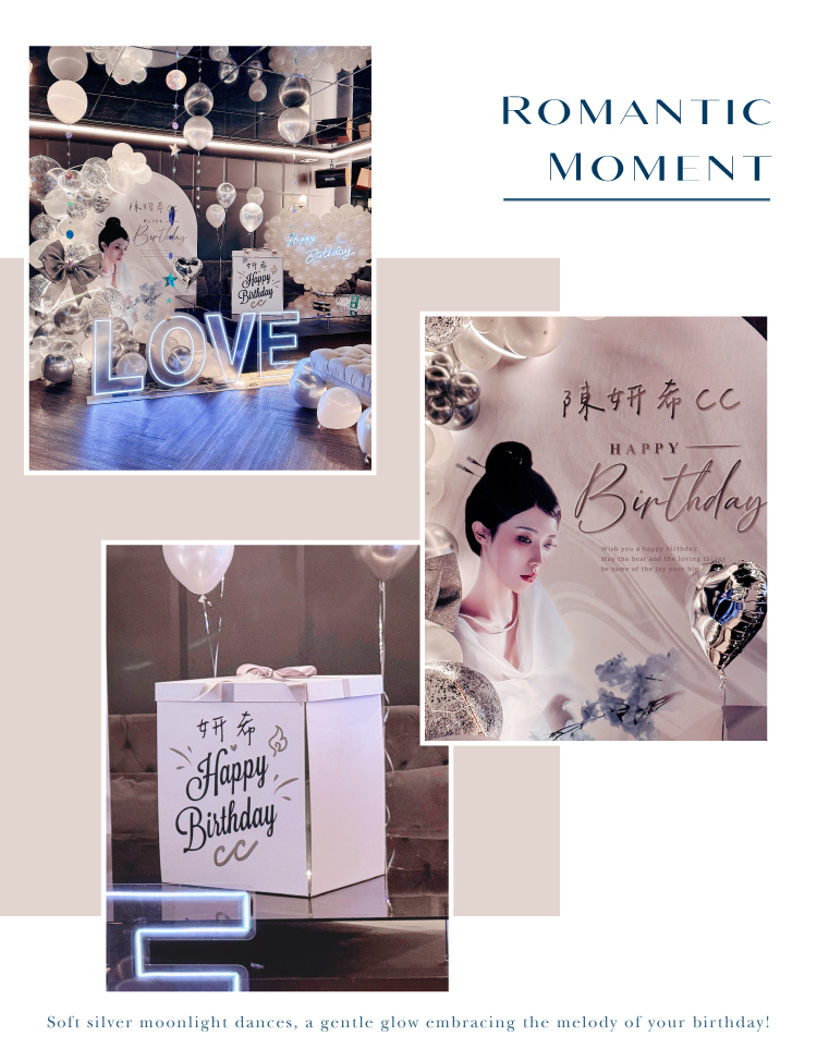 【餐酒館】生日驚喜．巴塞隆納．銀白色系