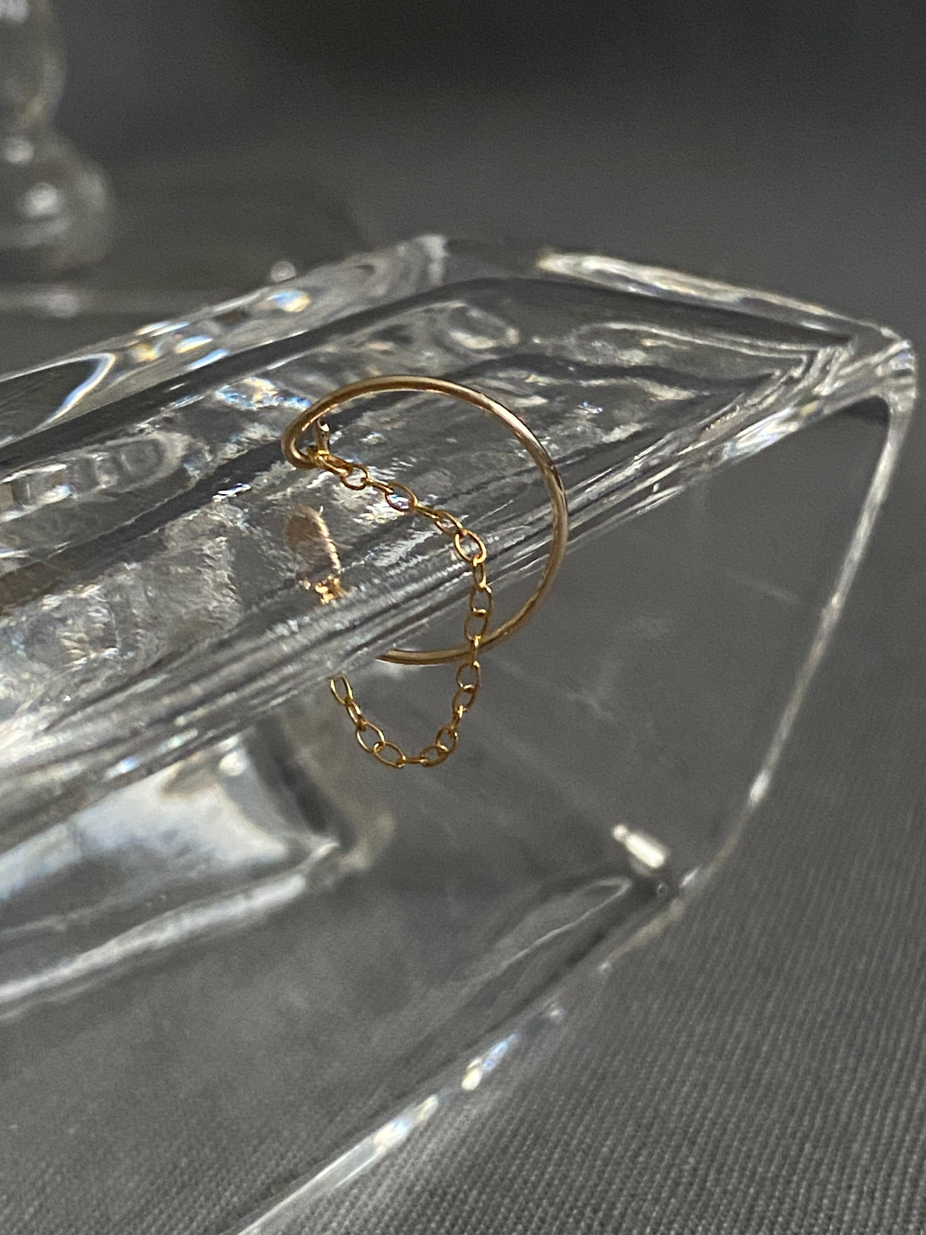 [KIRAN] 層次設計耳骨夾 | 14KGF