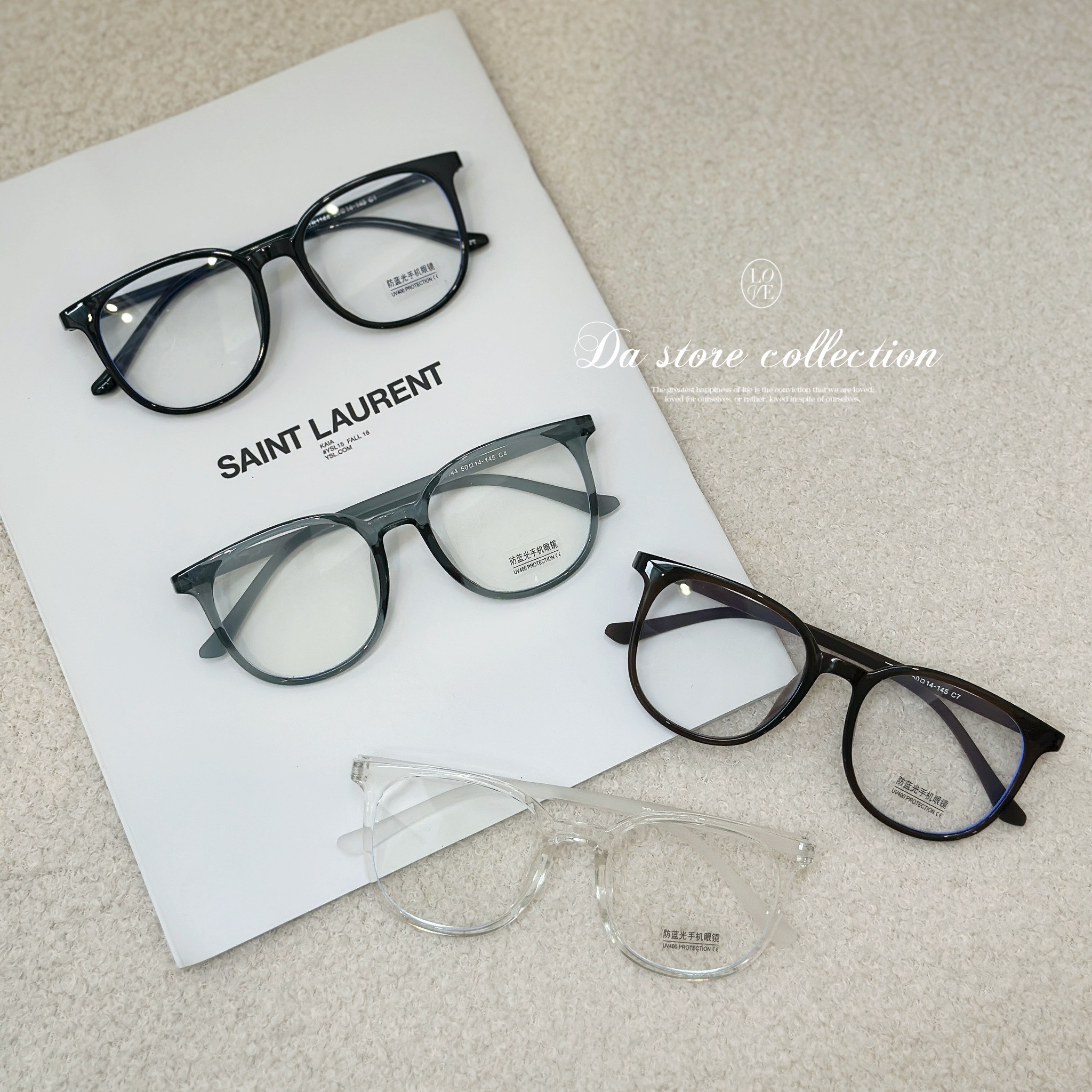 TR0121144韓國方圓磨砂眼鏡