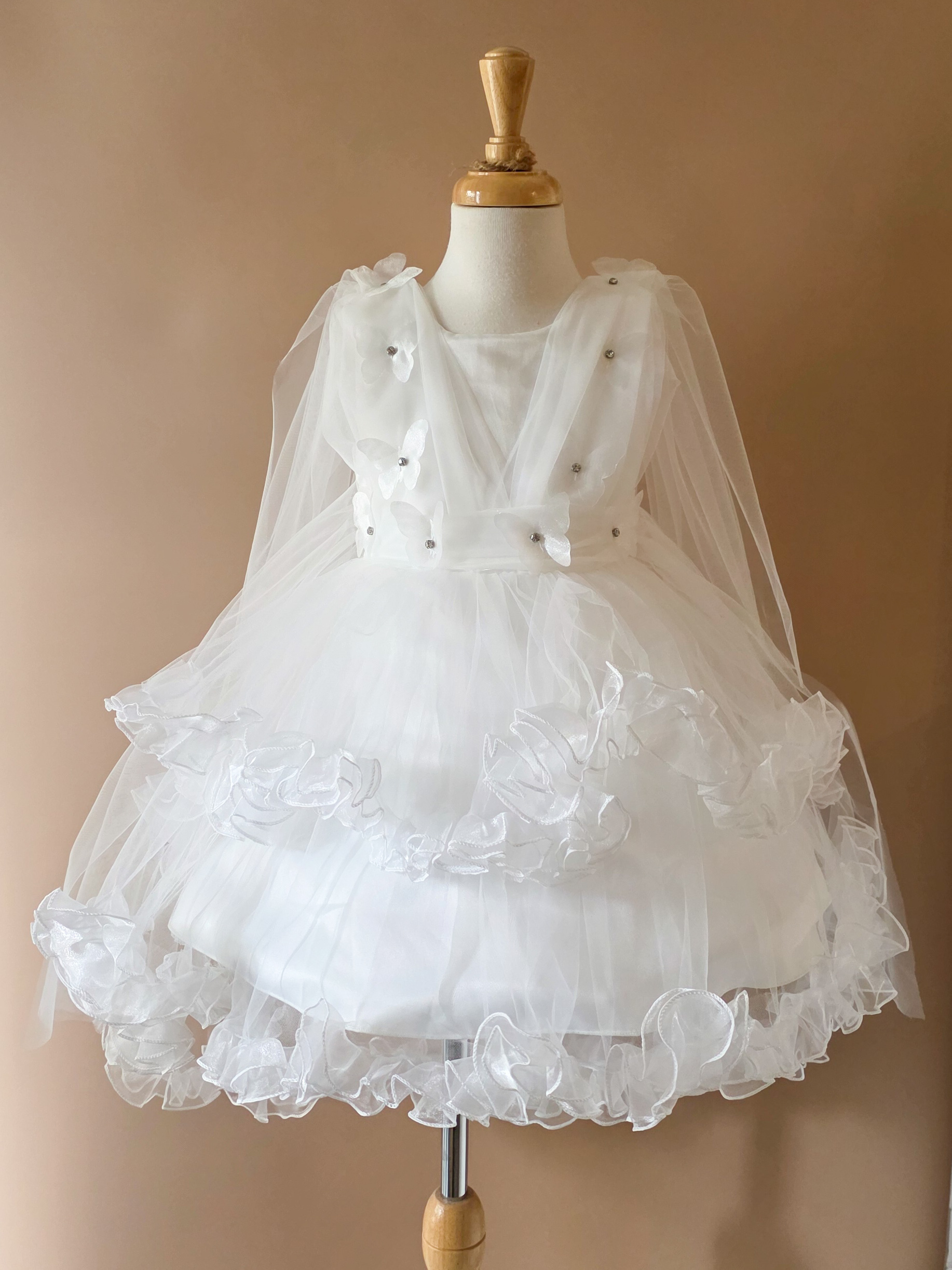 蝴蝶仙女 拖擺洋裝/小禮服