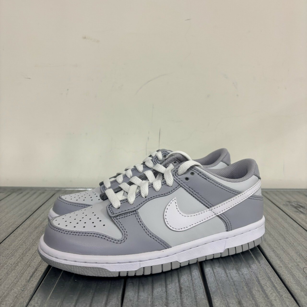 Nike Dunk Low Grey White  大童鞋 雲霧灰 低筒 GS DH9765-001