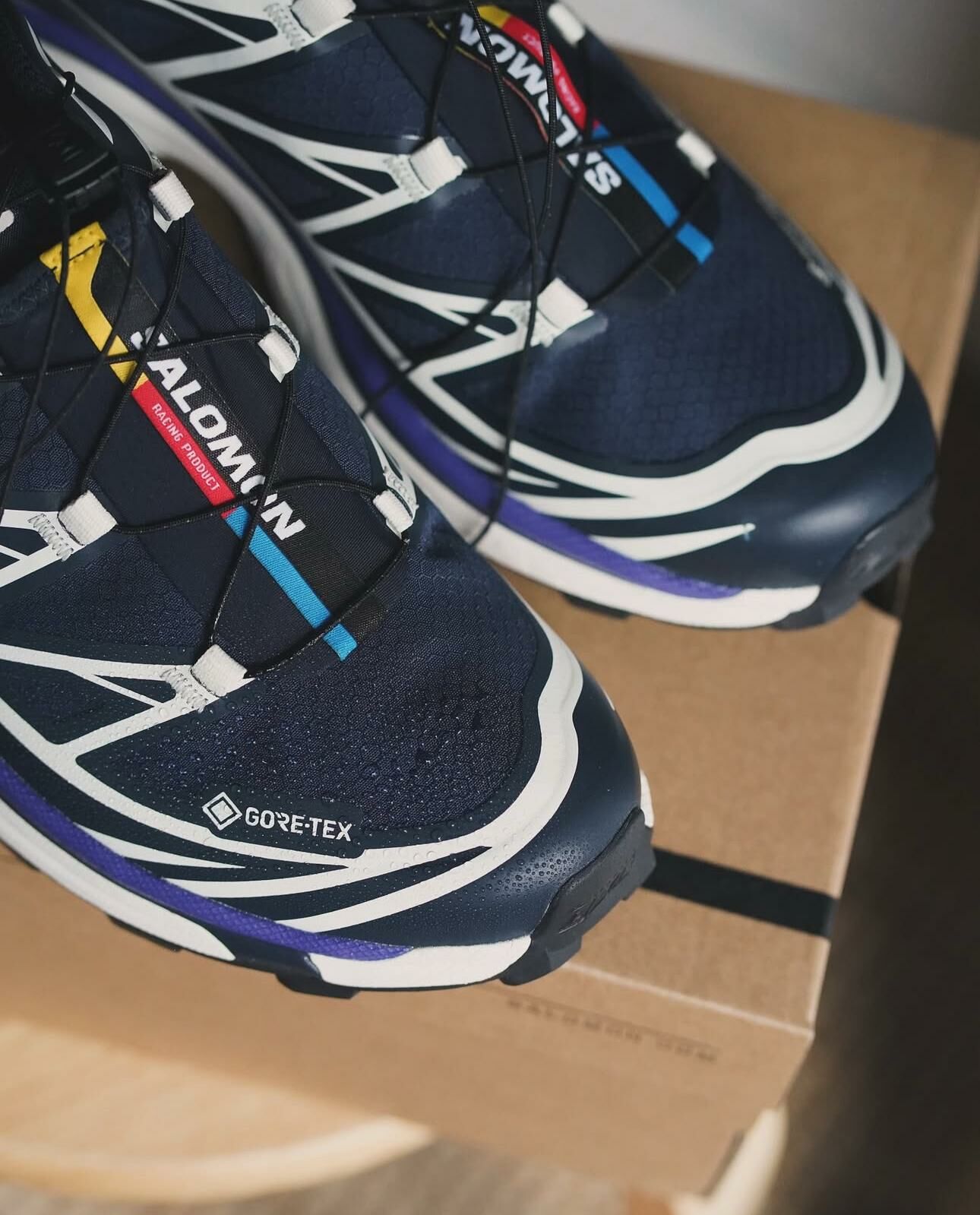 現貨| Salomon XT-6 Gore-Tex Carbon/Vanila/Libert L47732500