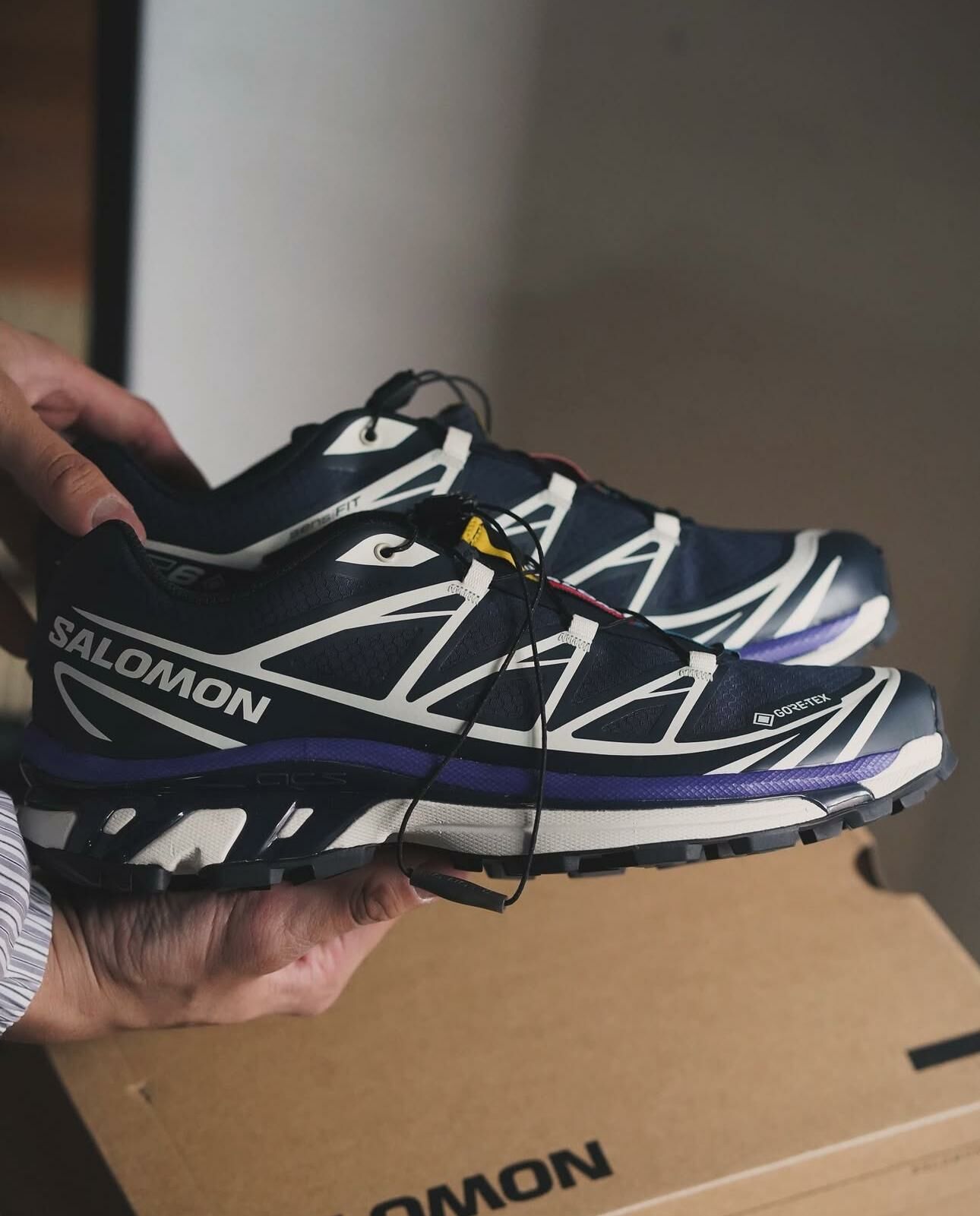 現貨| Salomon XT-6 Gore-Tex Carbon/Vanila/Libert L47732500