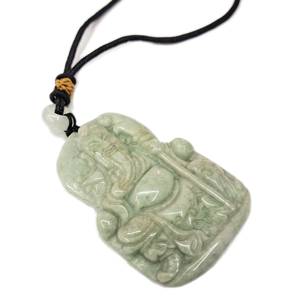 關聖帝君{緬甸玉}玉珮【十方】135413