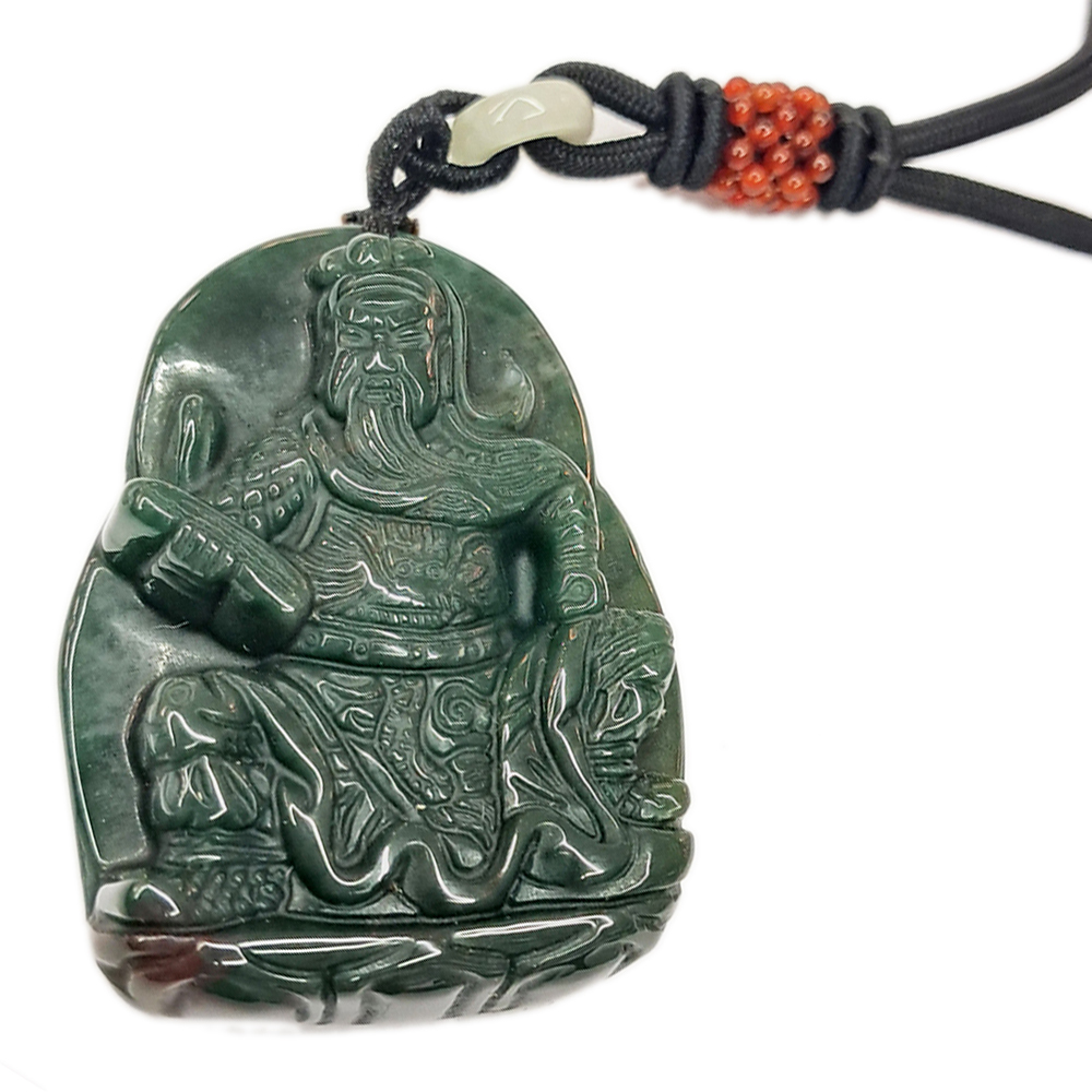 關聖帝君{印度瑪瑙}項鍊【十方】145341