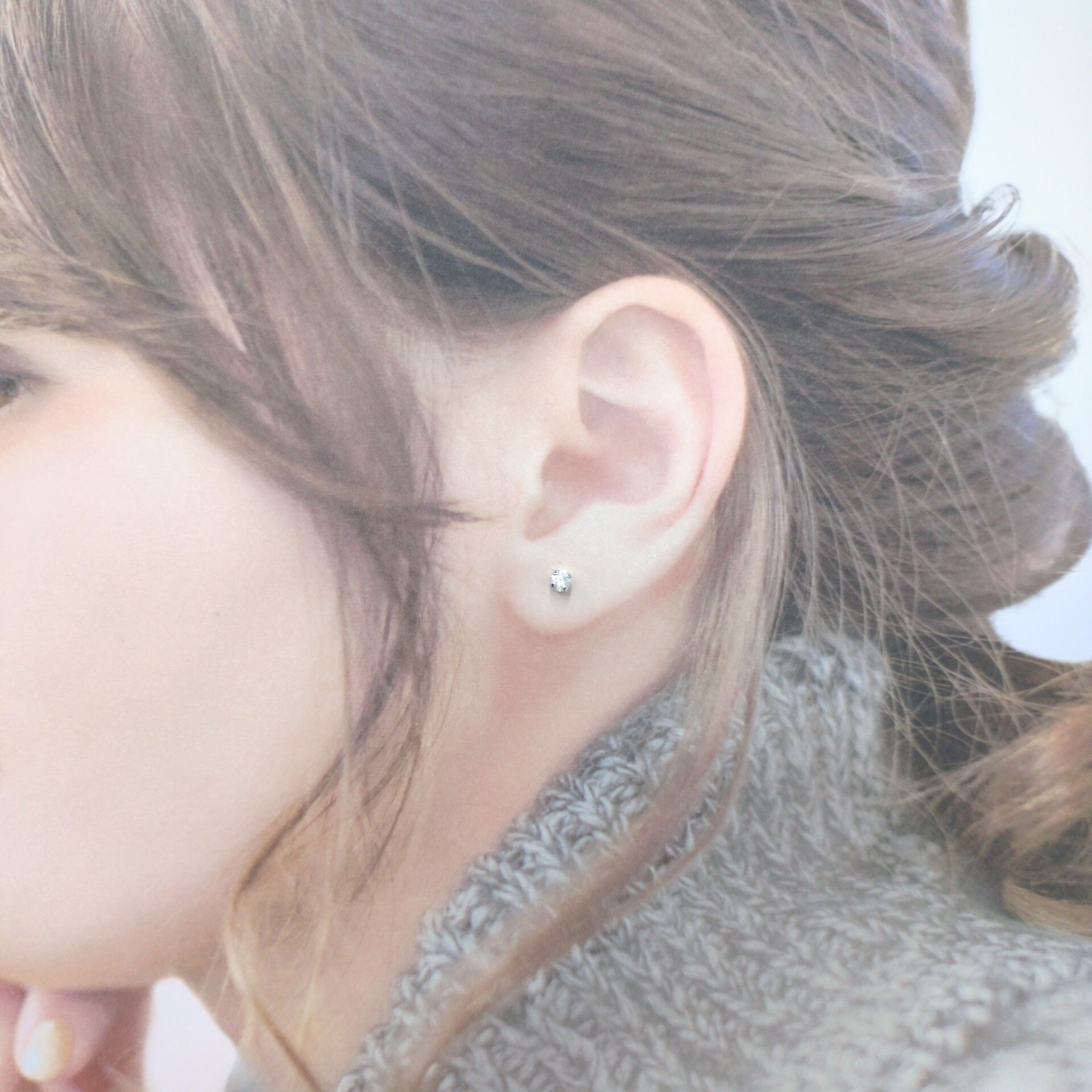 18K White Gold 0.38ct Diamond Earrings