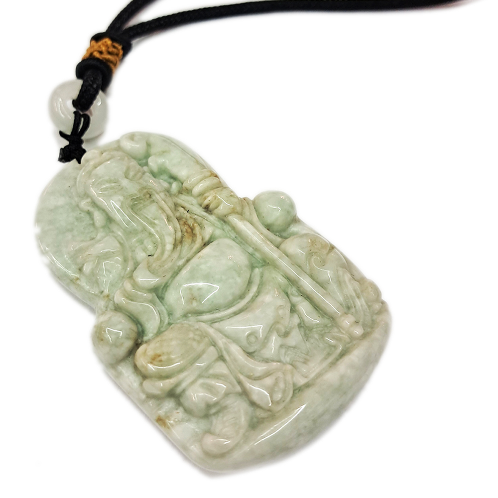 關聖帝君{緬甸玉}玉珮【十方】135372