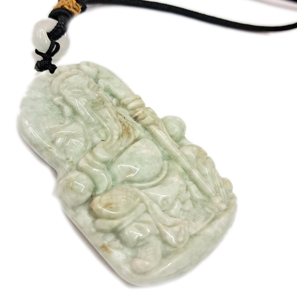 關聖帝君{緬甸玉}玉珮【十方】135372