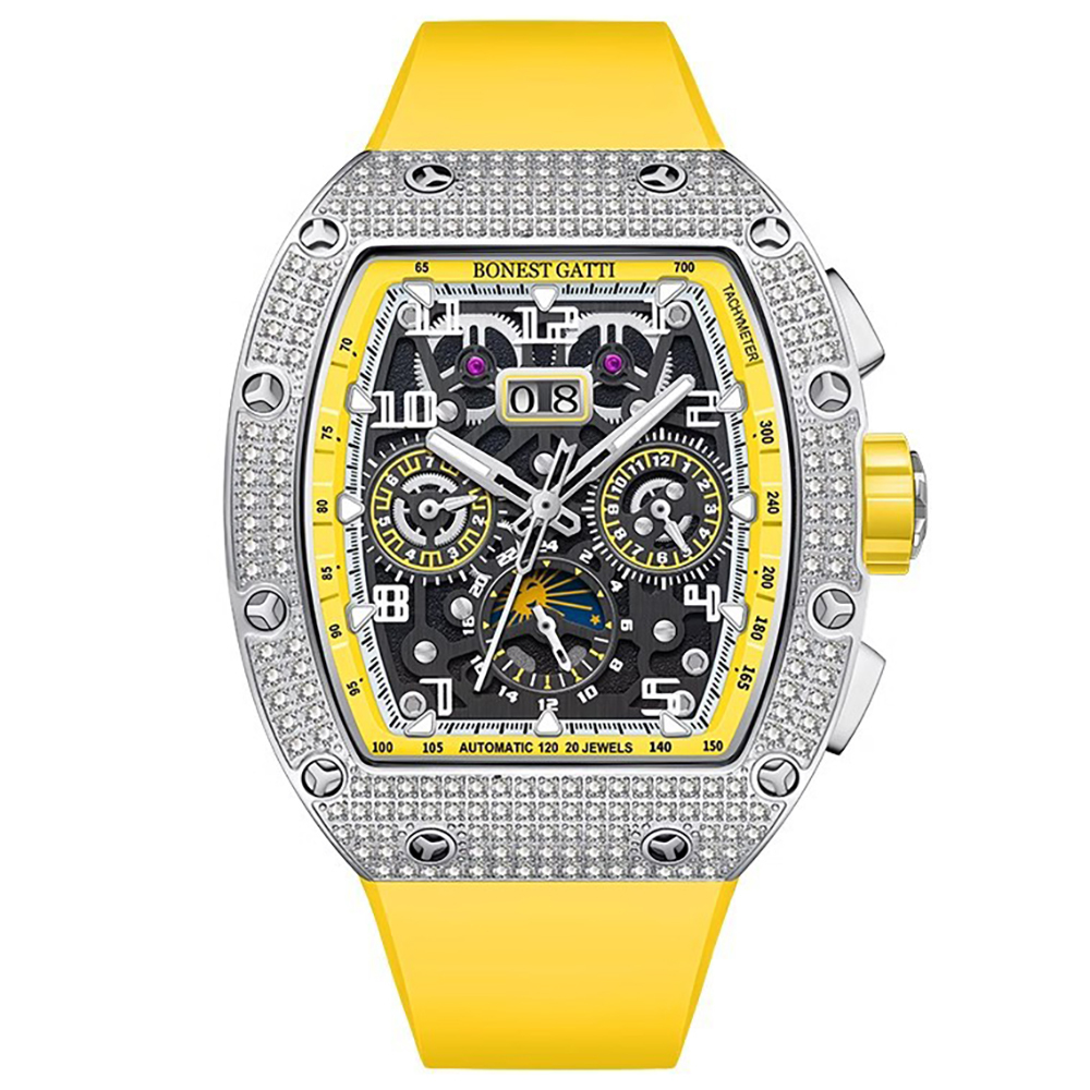 BONEST GATTI Watch| 寶加地腕錶|尊爵魅影-奔牛黃