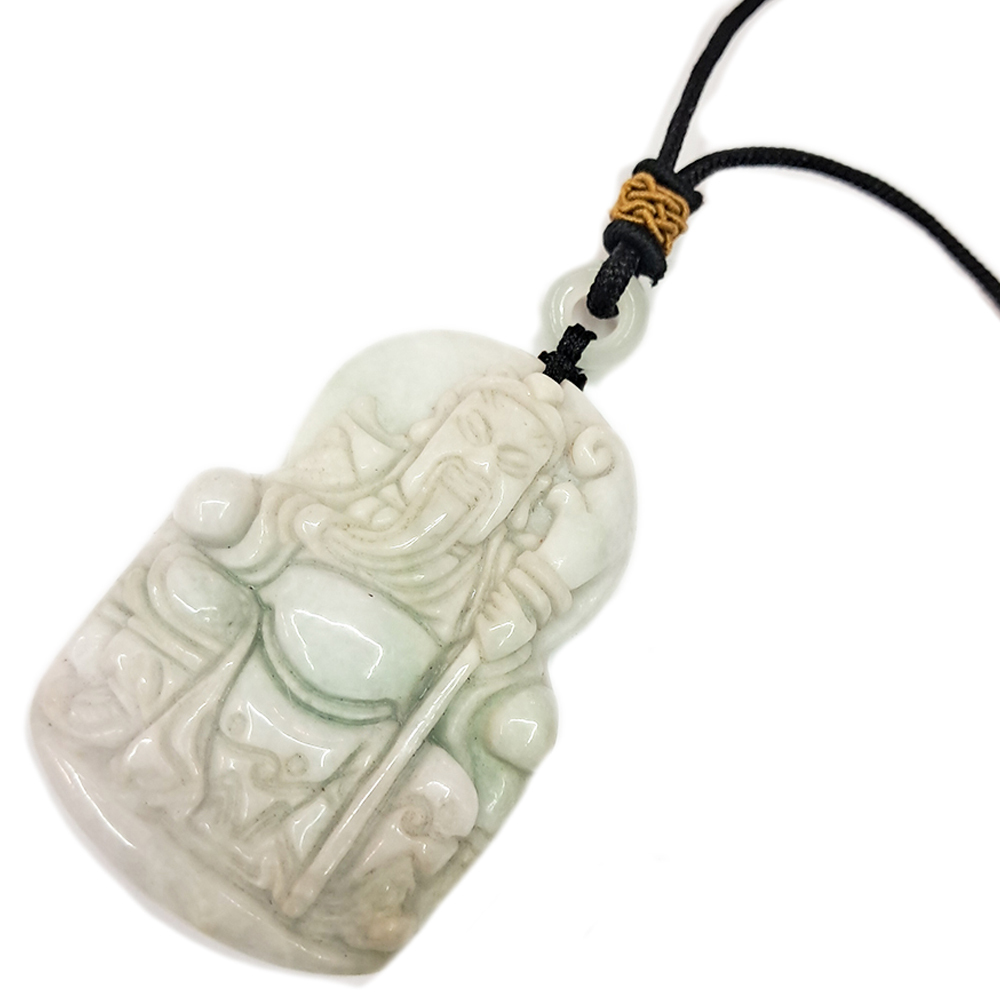 關聖帝君{緬甸玉}玉珮【十方】135373