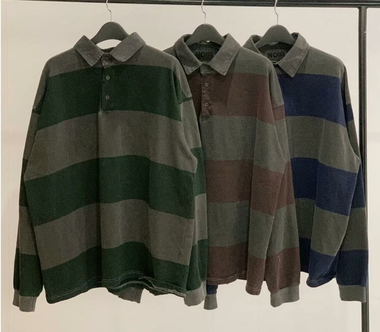 橫間長袖PoloTee T5671