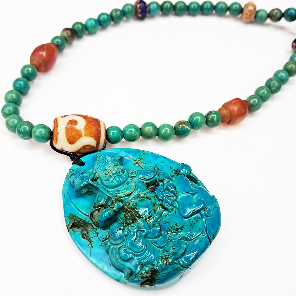 財寶天王{綠松石}項鍊【十方】127841