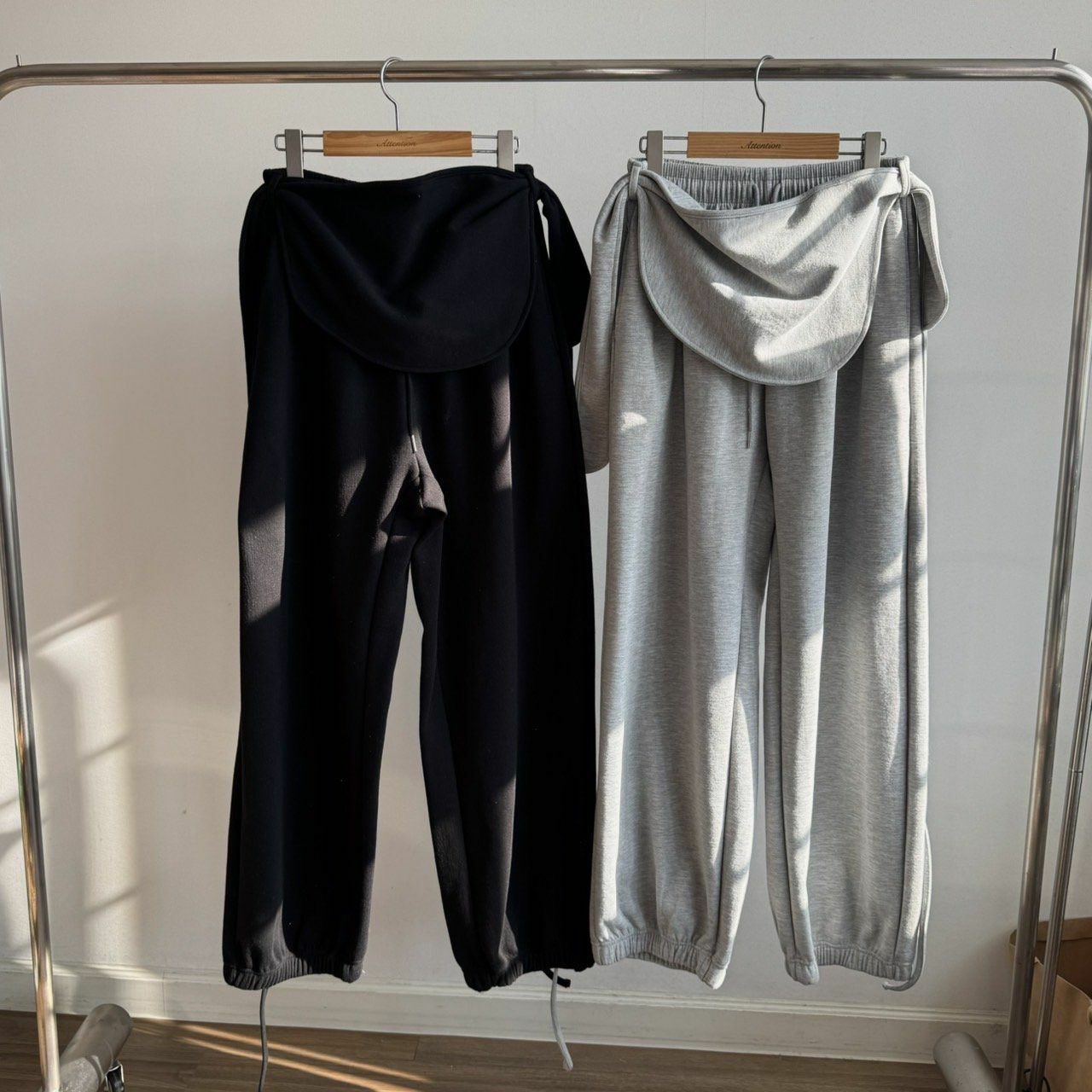 連腰包束腳鬆身運動褲 BY ATTENTION-345P