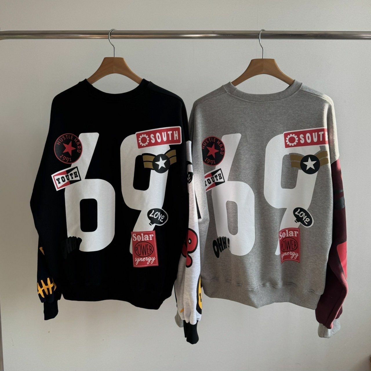 英文字圖案衛衣 BY ATTENTION-346T