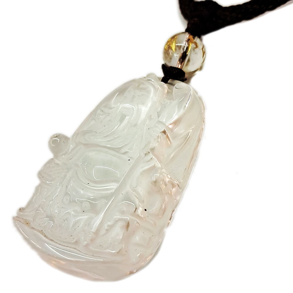 關聖帝君{水晶}中國結項鍊【十方】126410