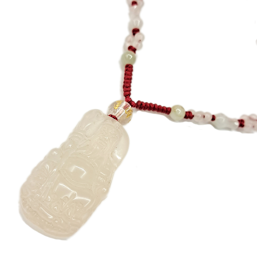 關聖帝君{玉髓}中國結項鍊【十方】128908