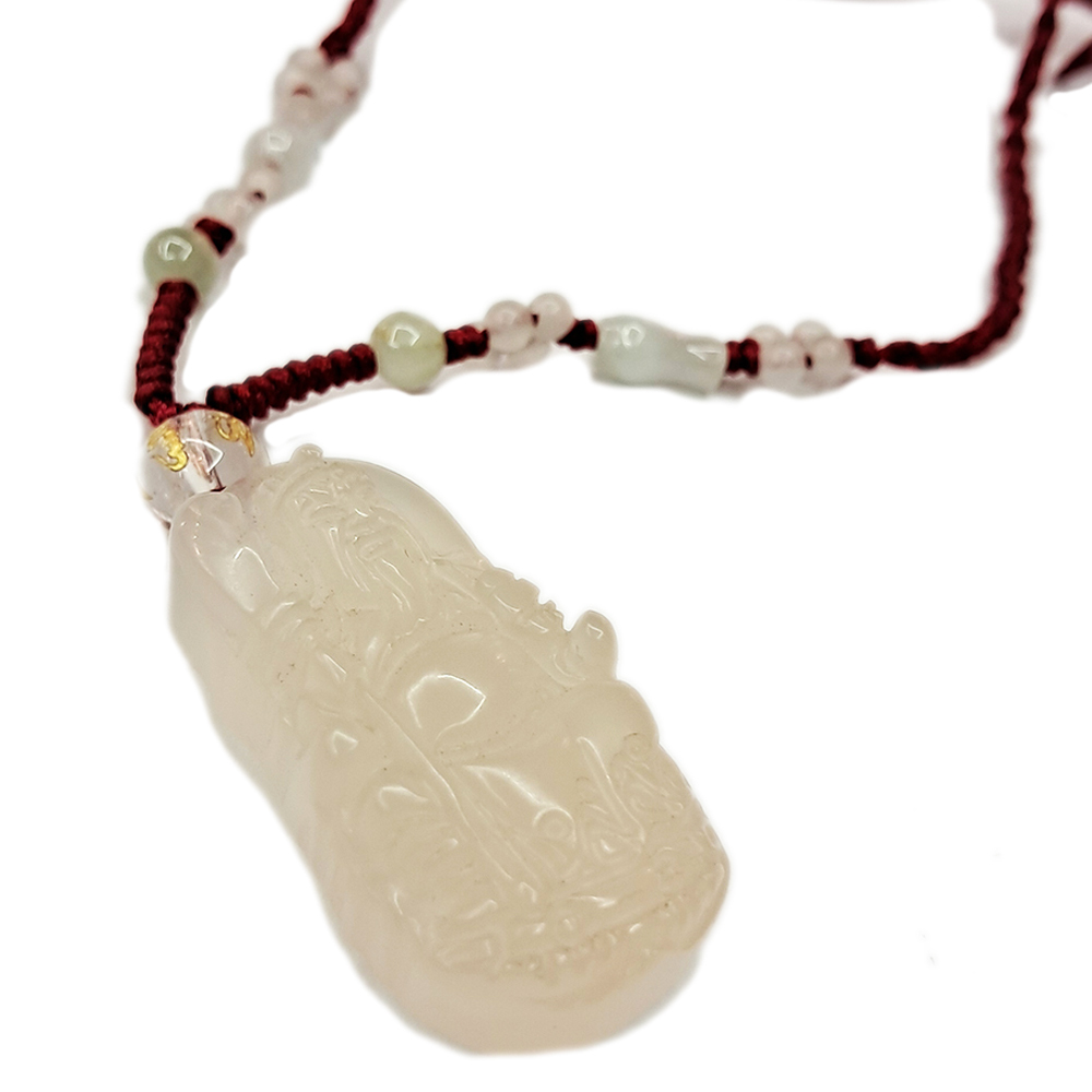 關聖帝君{玉髓}中國結項鍊【十方】128908