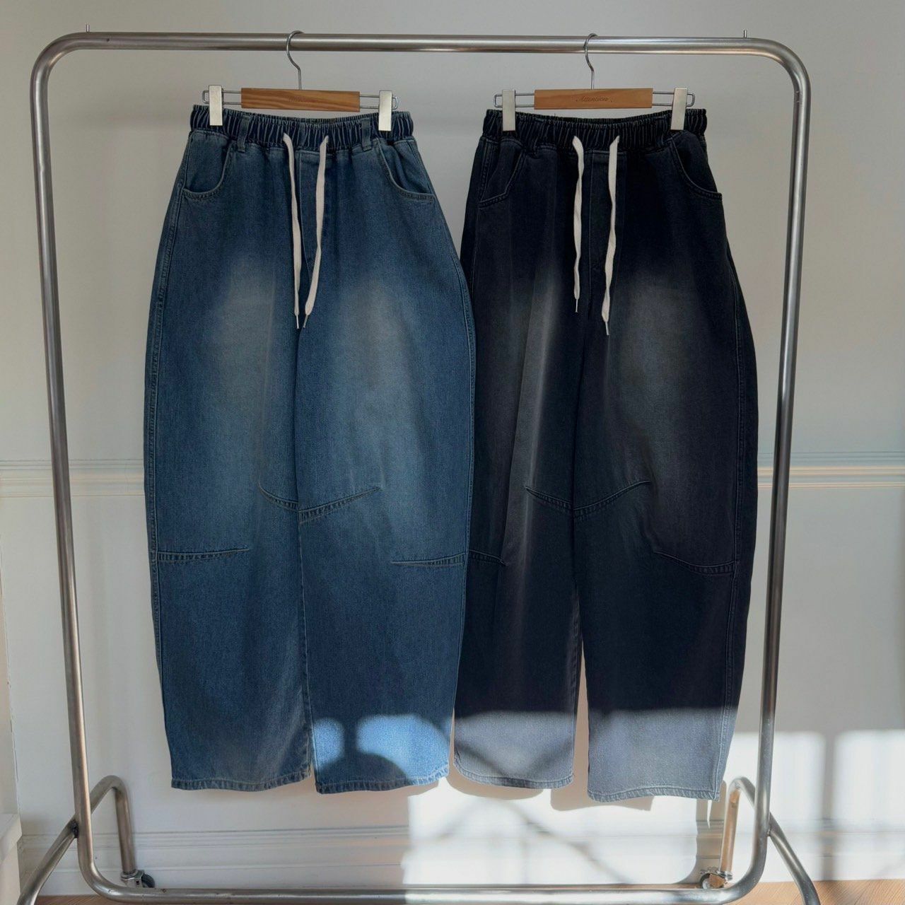 洗水鬆身牛仔褲 BY ATTENTION-356P