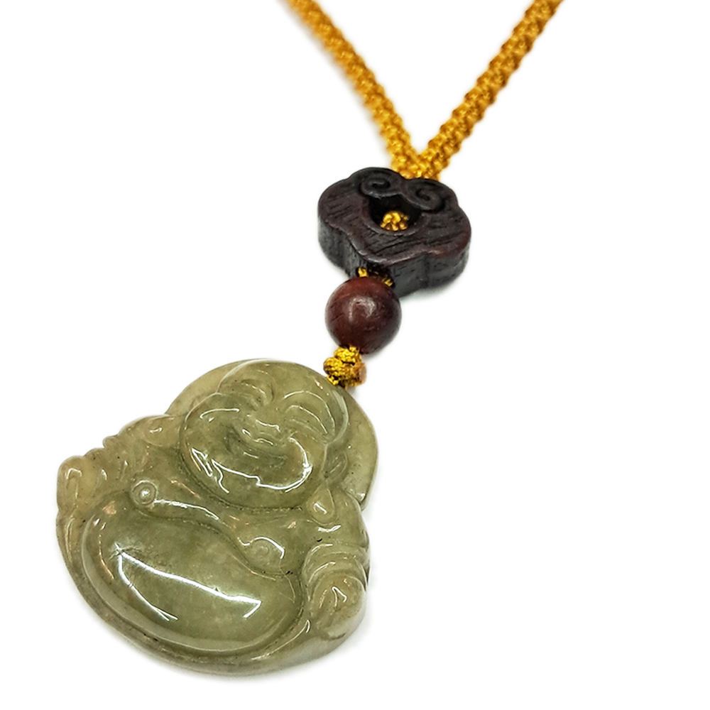如意招財彌勒佛玉珮2.5公分【十方】136997