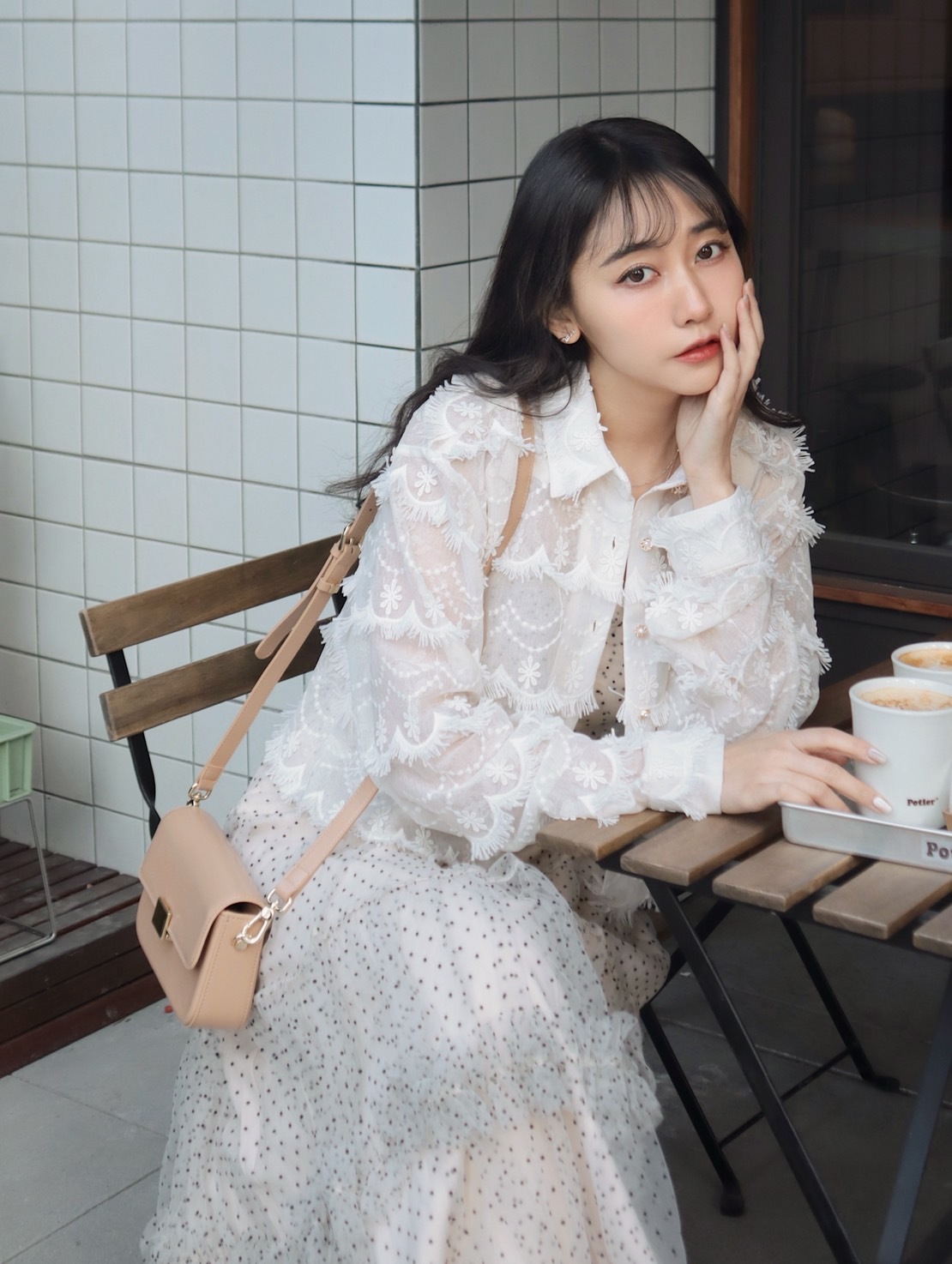 Feb5105本期推薦_法式復古透膚蕾絲襯衫/罩衫（自留大推）