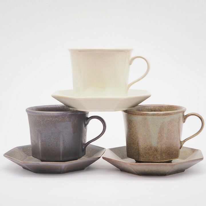 Ancient Pottery古董系列 咖啡杯盤組｜日本Chips Inc.