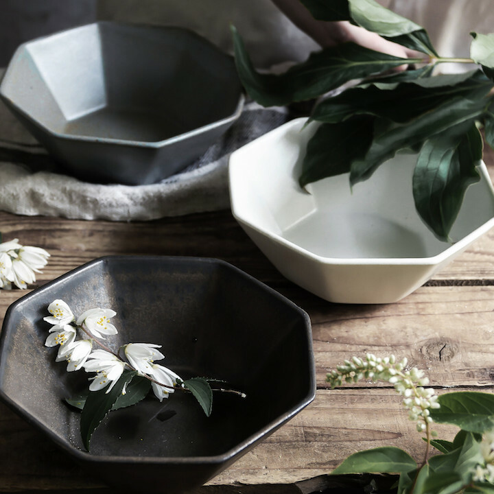 Ancient Pottery古董系列 復古八角碗｜日本Chips Inc.