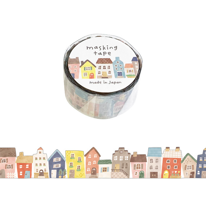 房子 無邊框 花邊和紙膠帶｜日本Mind Wave