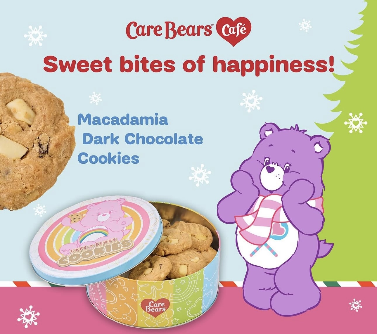 CARE BEARS CAFE - 泰國限定澳洲堅果黑朱古力曲奇