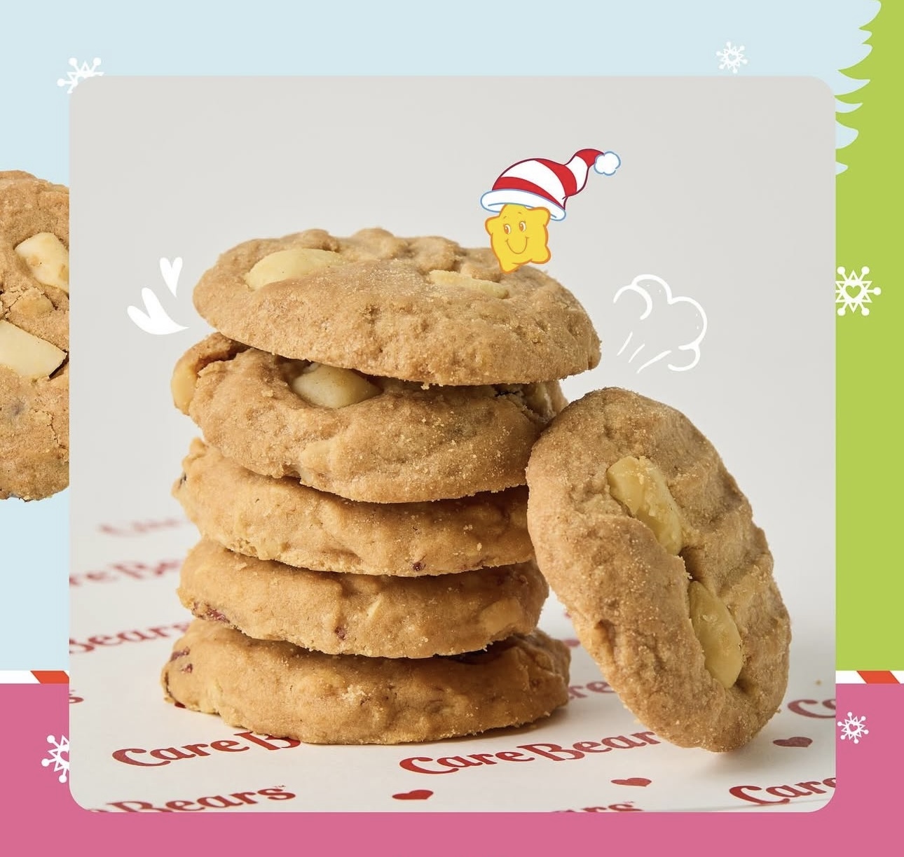 CARE BEARS CAFE - 泰國限定澳洲堅果黑朱古力曲奇