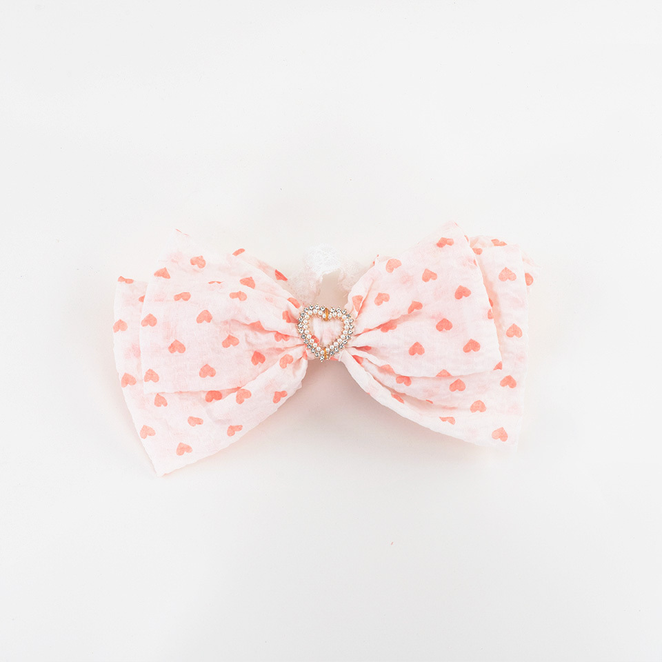 Pink Heart Hair Wrap