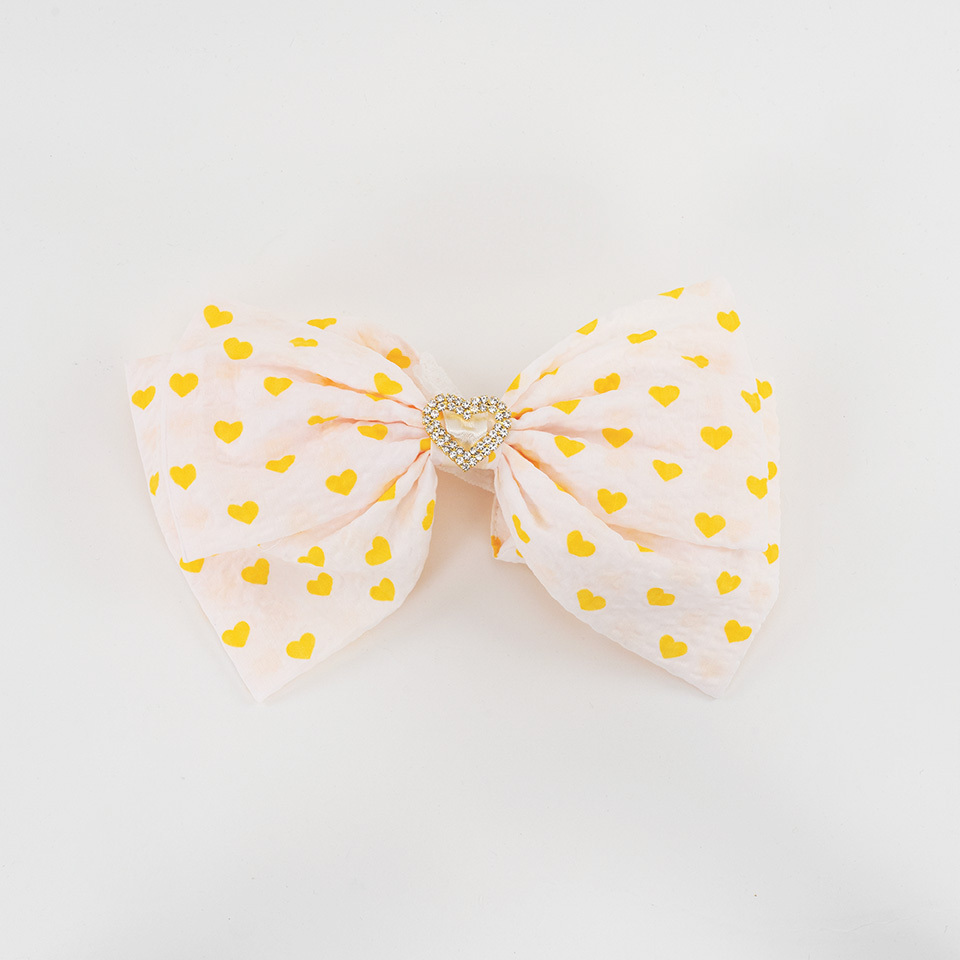 Yellow Heart Hair Wrap