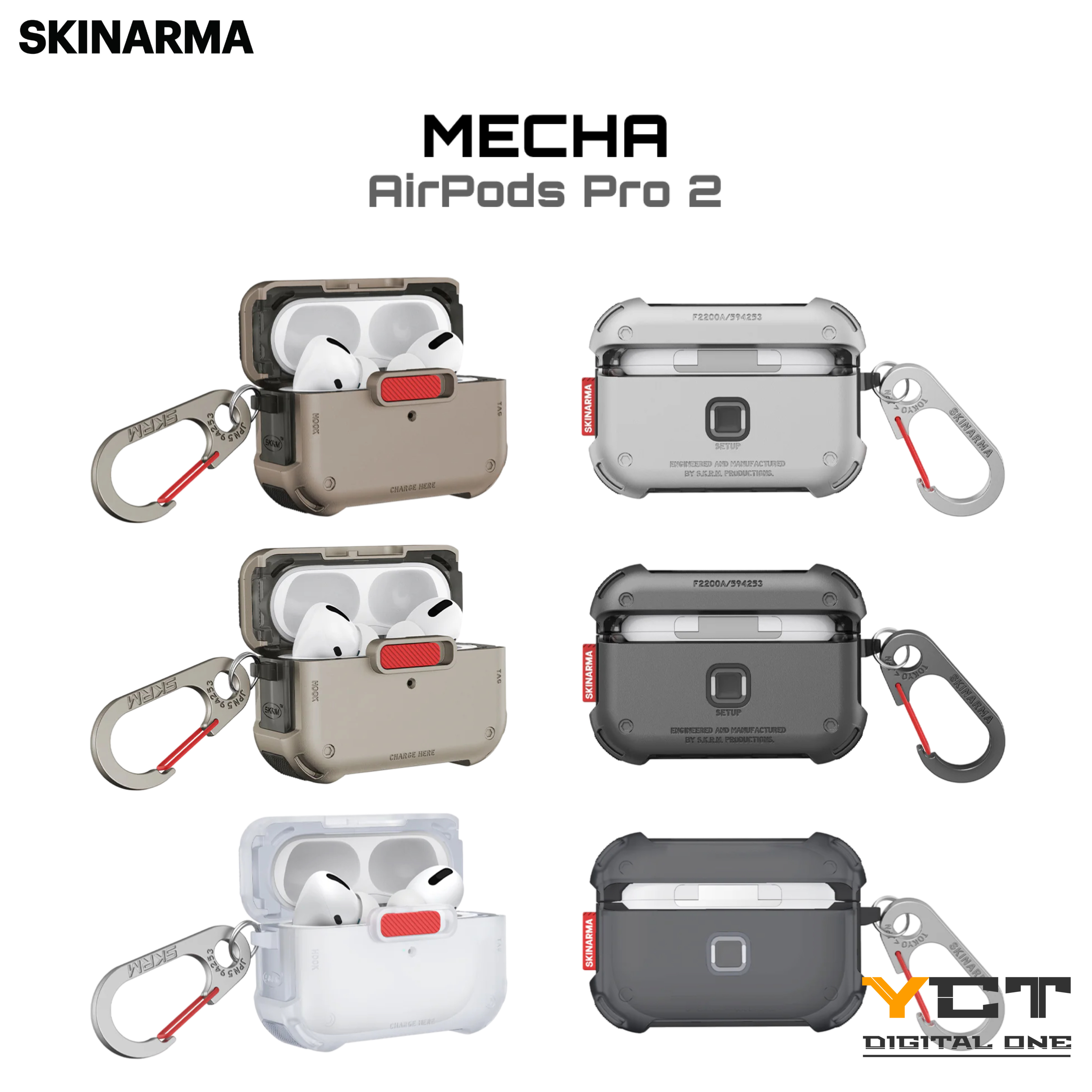 SKINARMA MECHA AirPods Pro 2 保護殼