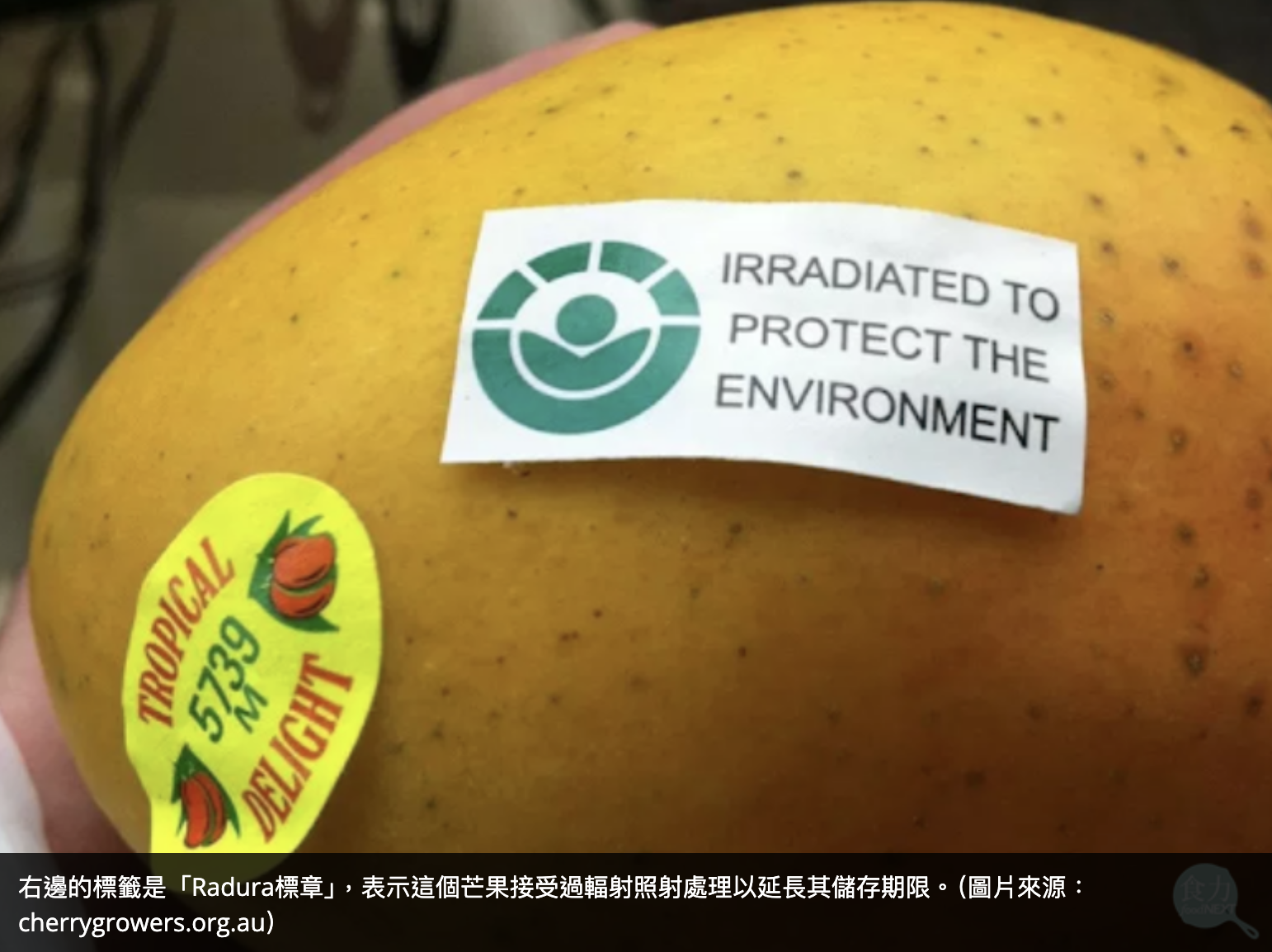 irradiated to protect the environment
