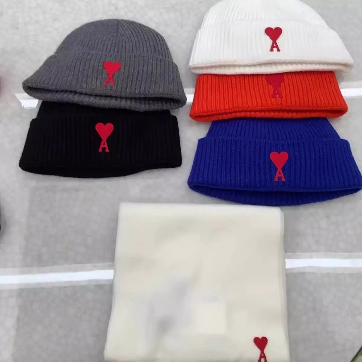 ［HAO NICE] 法國🇫🇷巴黎精品 AMI毛帽 刺繡小標毛帽