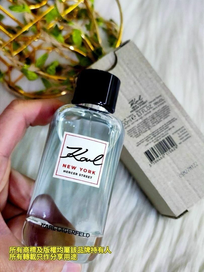 【預購】Karl Lagerfeld  Men's New York Mercer Street G022640 香水3.4 oz
