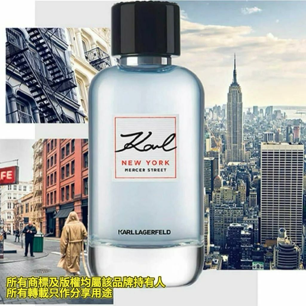 【預購】Karl Lagerfeld  Men's New York Mercer Street G022640 香水3.4 oz