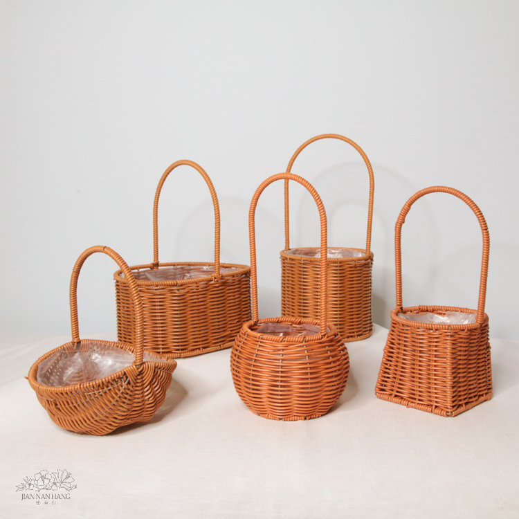 藤編手提籃  5款式
