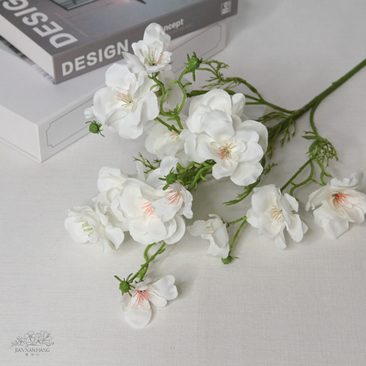 紫月蝴蝶花 白色 L76CM