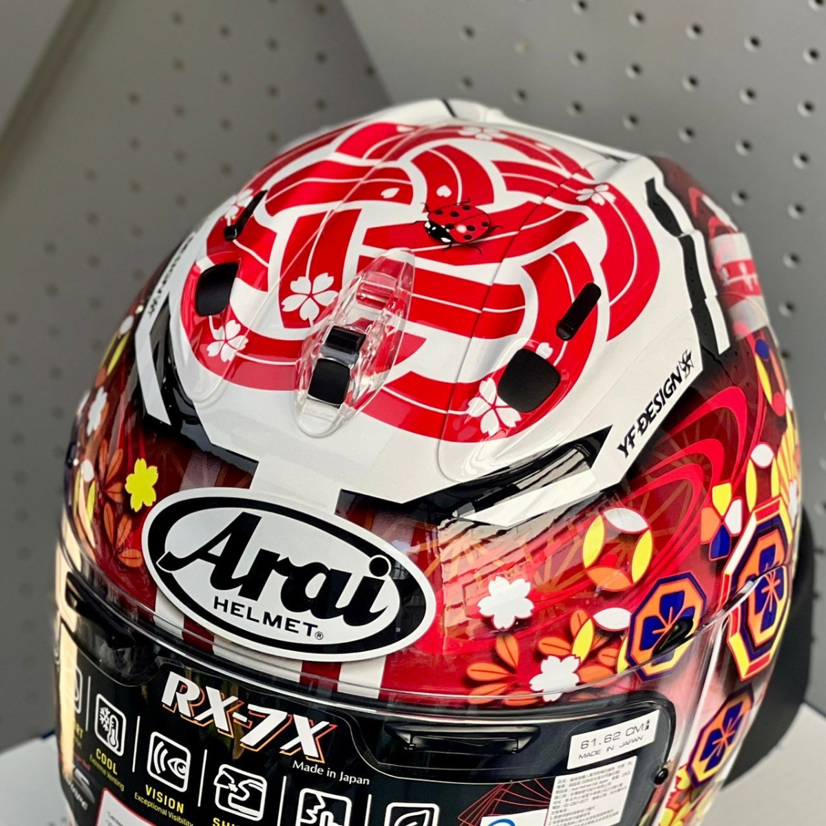 Arai】RX-7X NAKAGAMI GP3 彩繪中上貴晶全罩安全帽/賽道安全帽