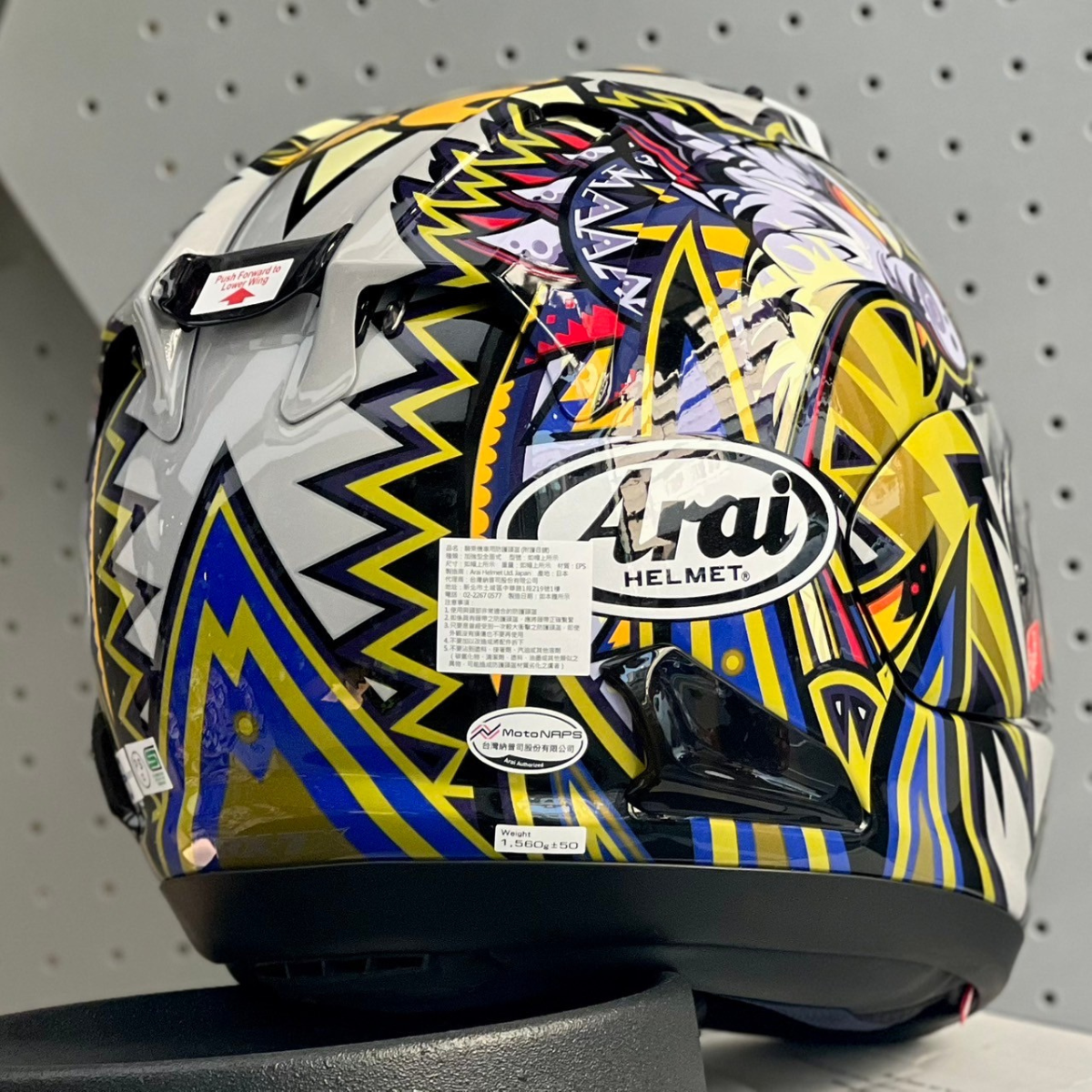 Arai】RX-7X Nakasuga 4 彩繪中須賀克行全罩安全帽/賽道安全帽