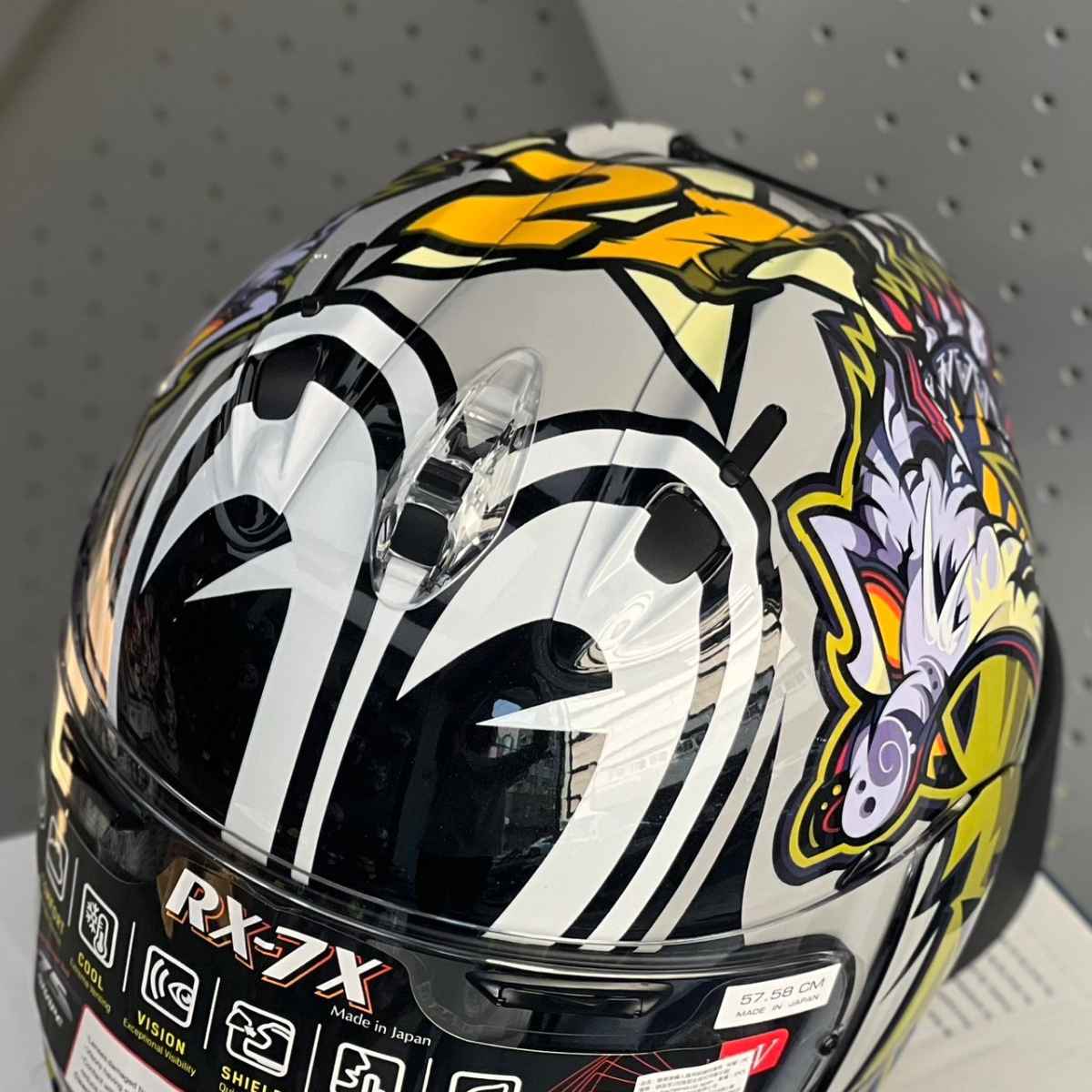 Arai】RX-7X Nakasuga 4 彩繪中須賀克行全罩安全帽/賽道安全帽