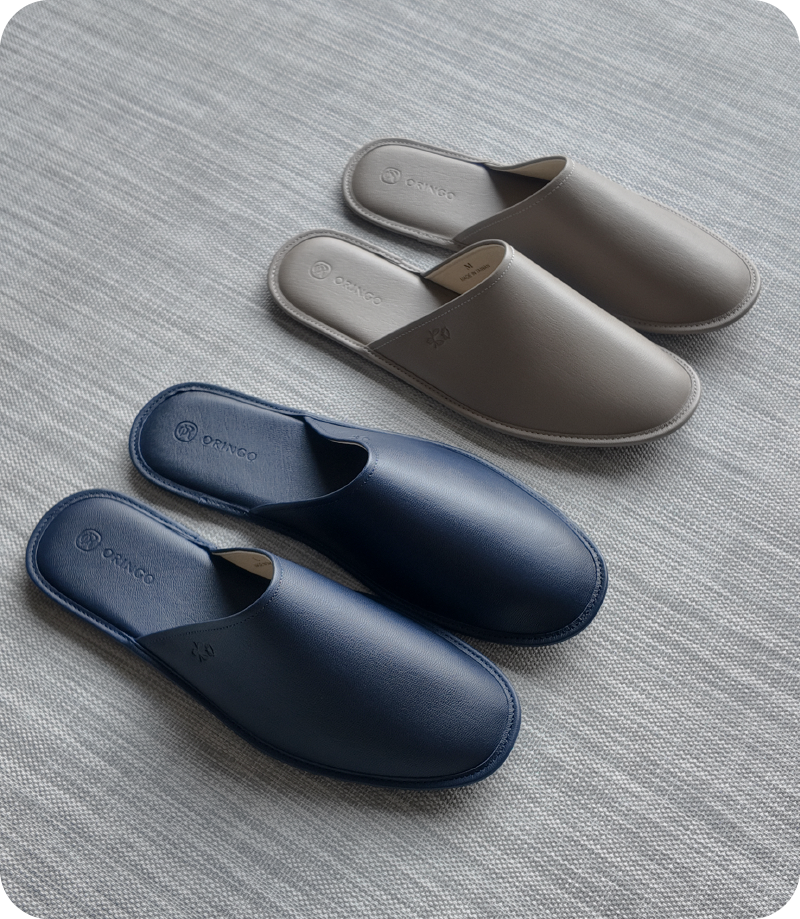 林果良品 真皮室內拖鞋