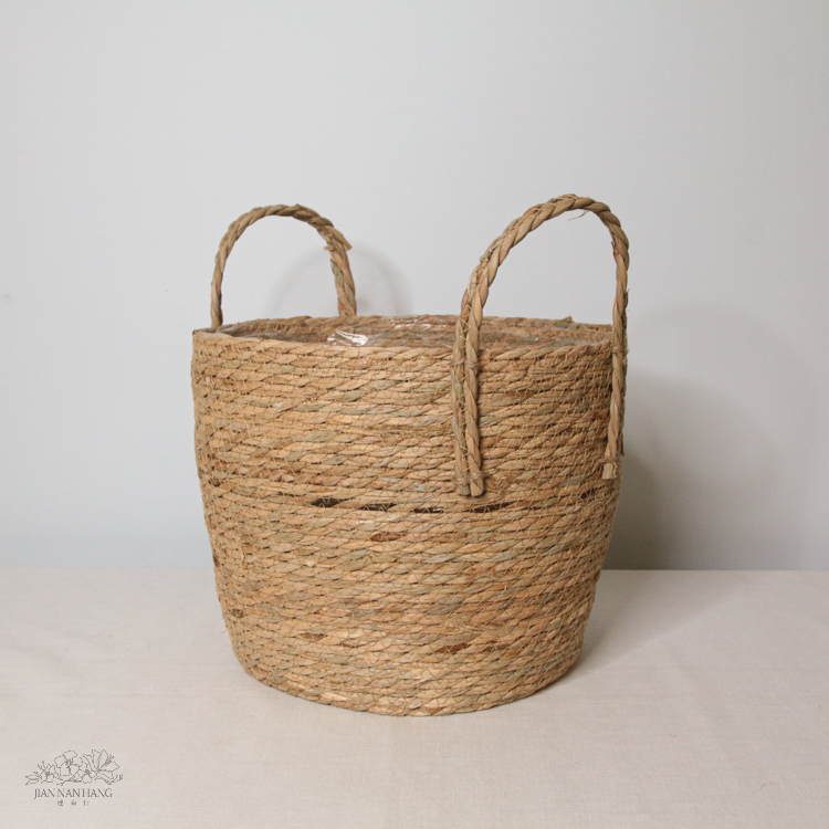 草編籃 手提款