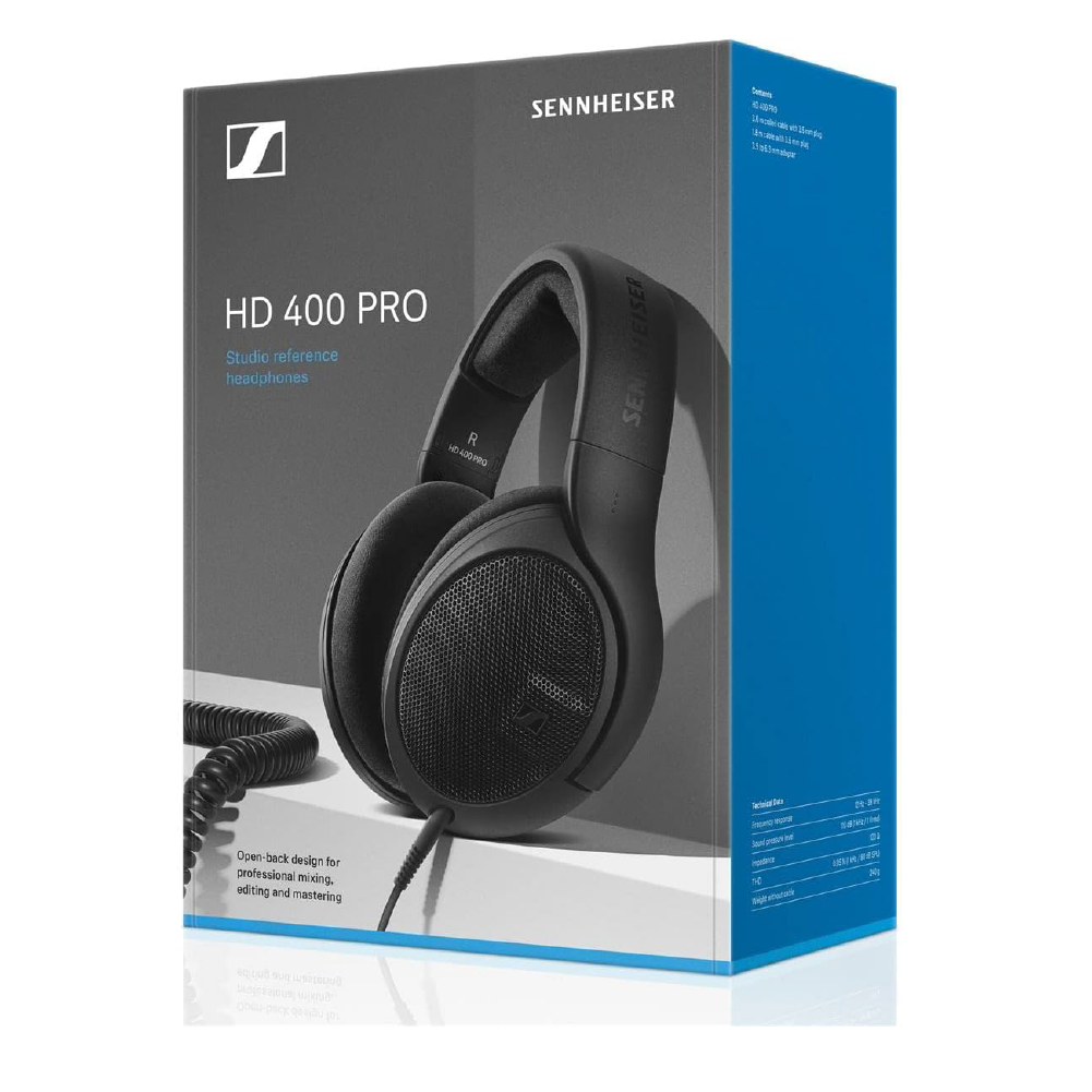 Sennheiser Sennheiser / HD400 PRO 開放式監聽耳機 (120 ohms) 第 4 張圖片｜三峽錄音 / 音響